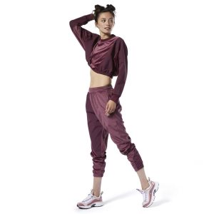 Reebok Classic Velour Hosen Damen - Bordeaux - DE 371-UNC